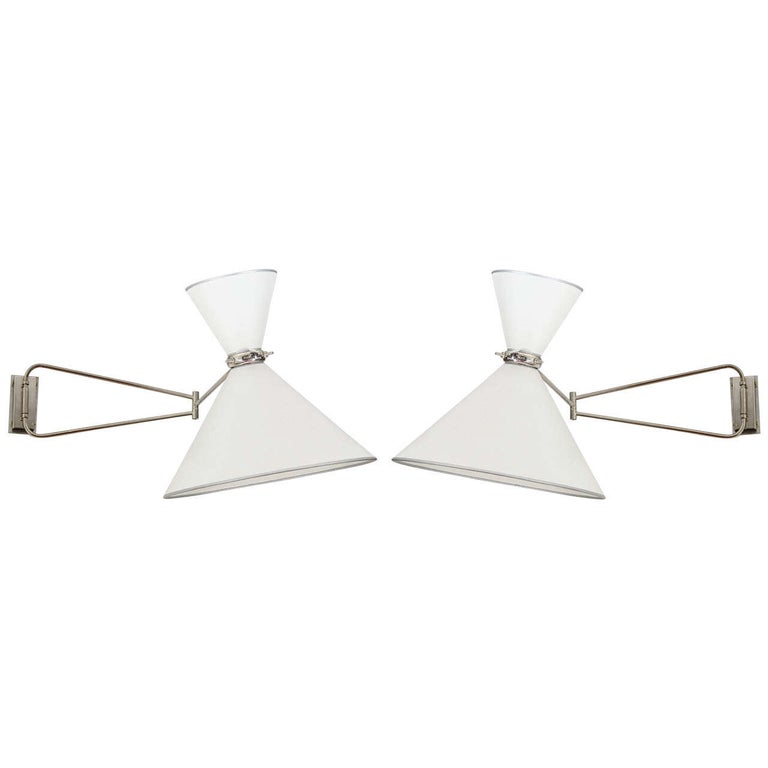 Multi Articulated Lunel Sconces For Sale at 1stDibs