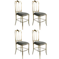 Fantastic Set of 4 High Back Chiavari Chairs