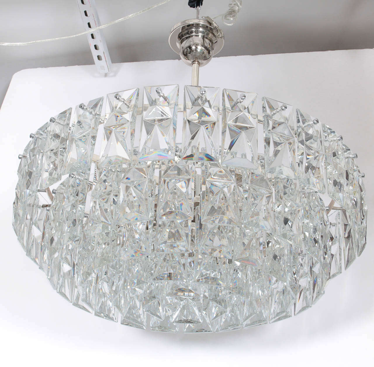 rectangular prism chandelier