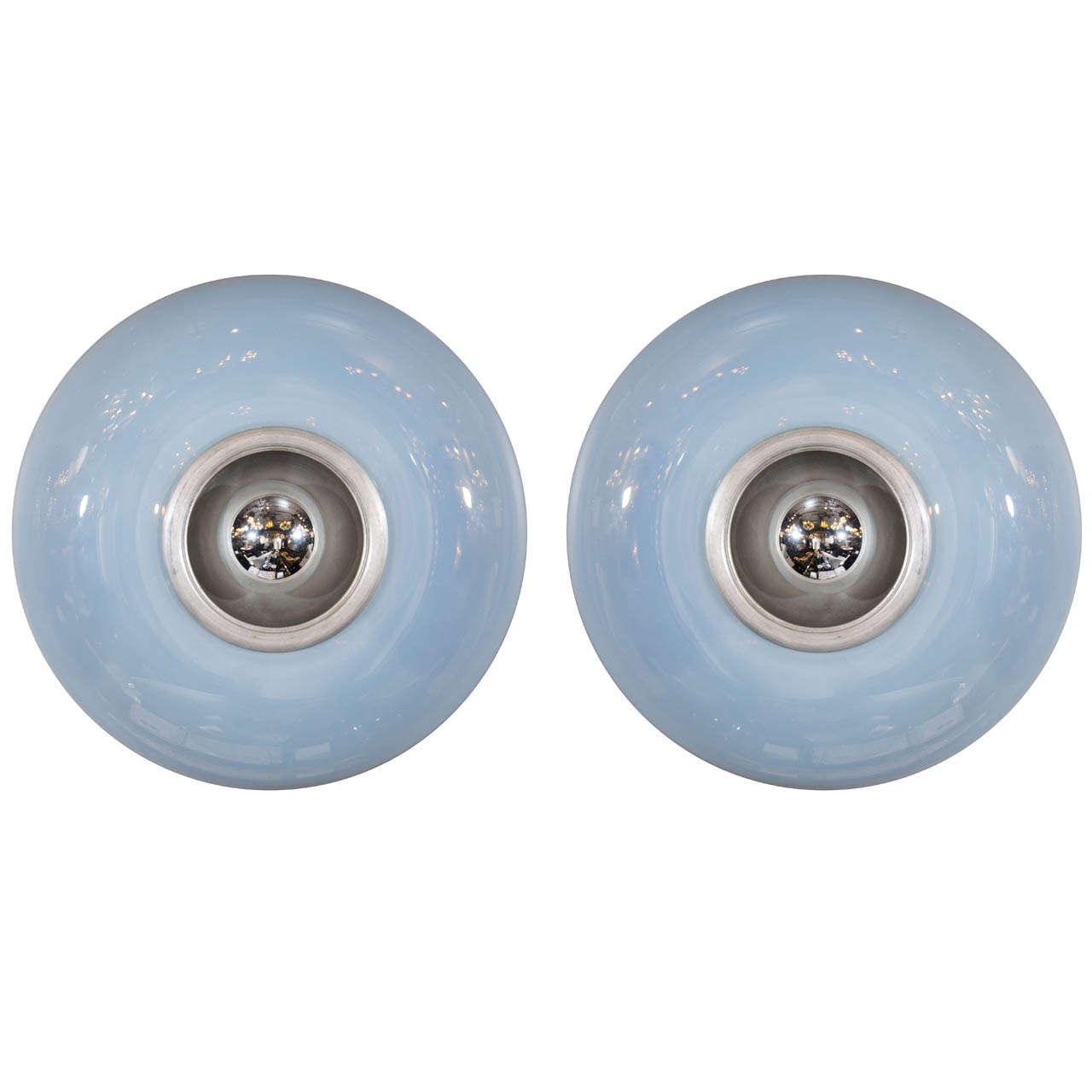 Pair of Murano Sculptural Wall Lights Designed by Carlo Nason For