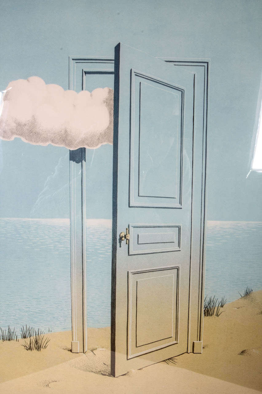 French Framed 1970's Rene Magritte print 
