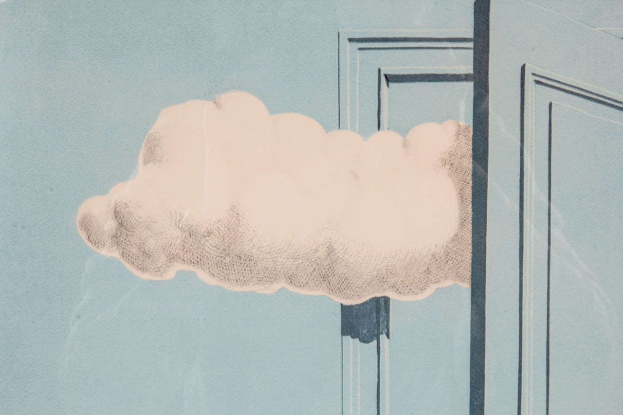 Framed 1970's Rene Magritte print 