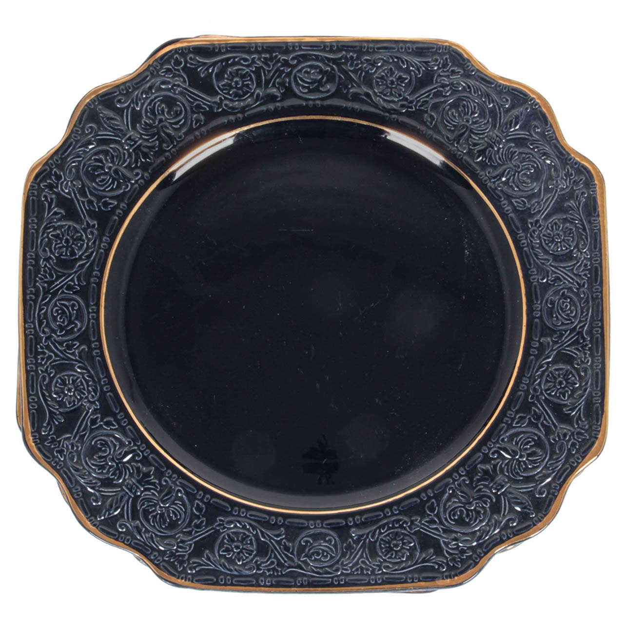 Set of Four Staffordshire, England Plates at 1stDibs