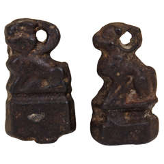 19th Century Cast Iron Weight Measures 4