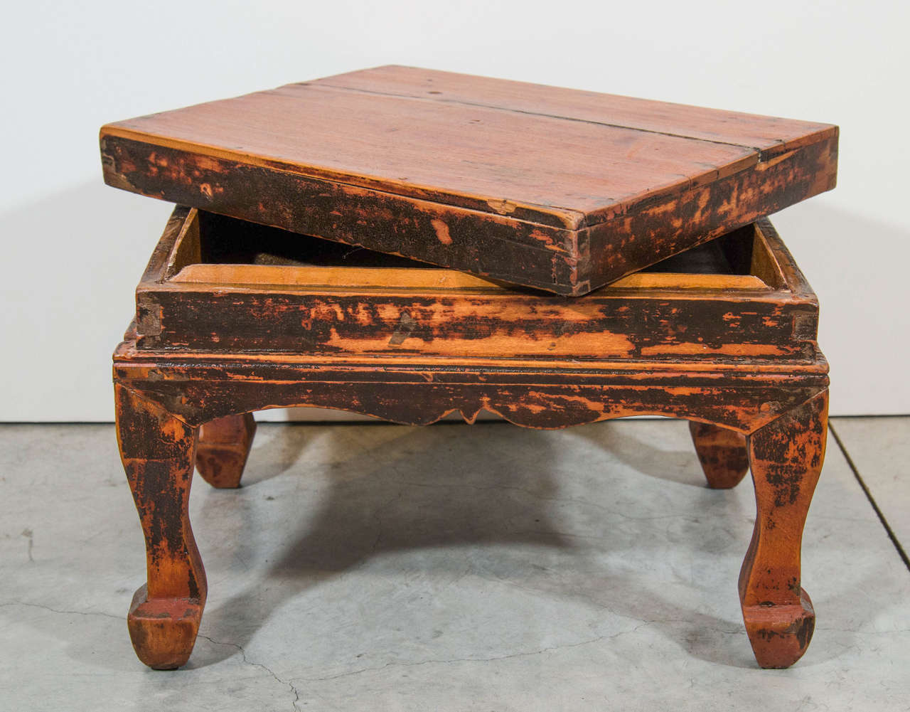 Chinese Small Low Table with Storage