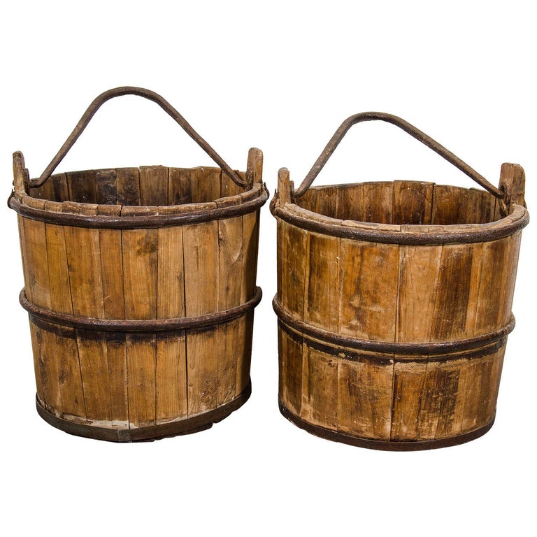 Cypress Water Buckets For Sale at 1stDibs water buckets for sale