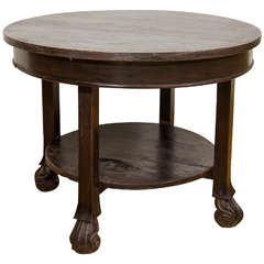 Antique Raffles Style Side Table