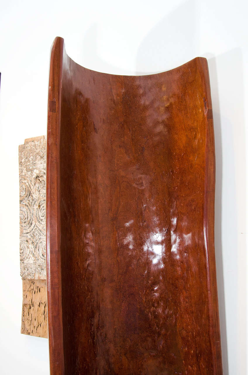 Andrianna Shamaris Rare Rosewood Screen In Excellent Condition For Sale In New York, NY