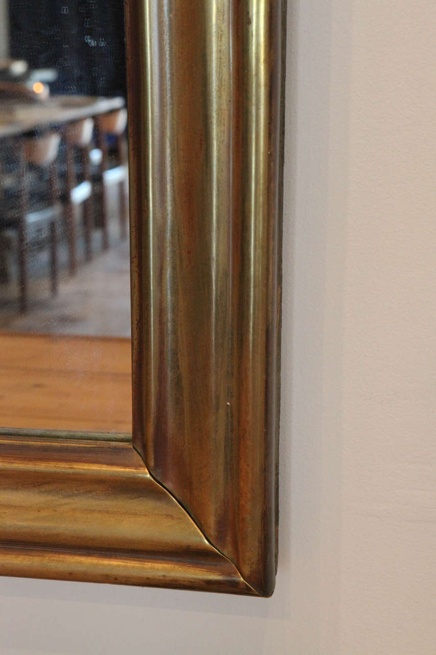 A Large Copper Framed Mirrors, France, 1880 In Good Condition In Los Angeles, CA