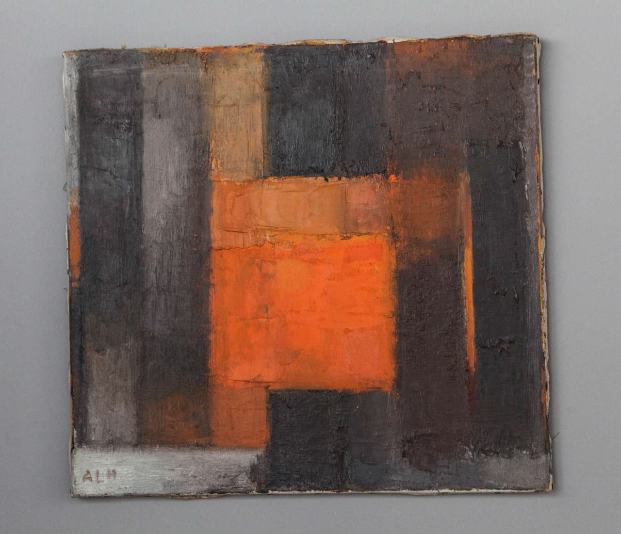 A composition by Danish painter, Arne Hansen (1921-2009) oil on canvas.
Signed ALH to reverse.