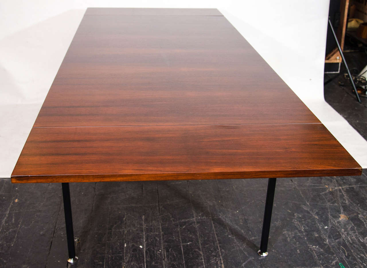 French Dining Table in Rosewood by Alain Richard 1