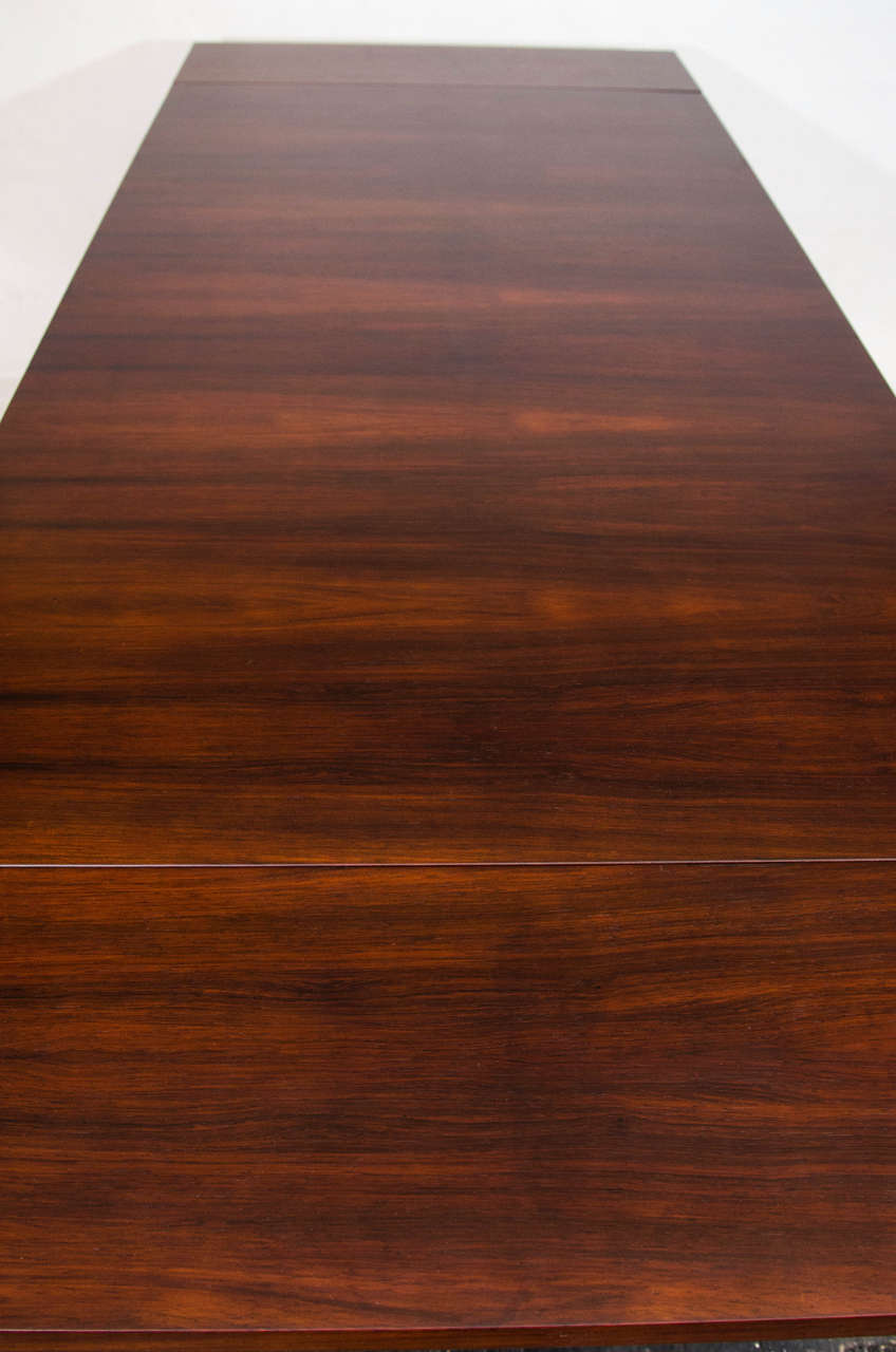 French Dining Table in Rosewood by Alain Richard 2