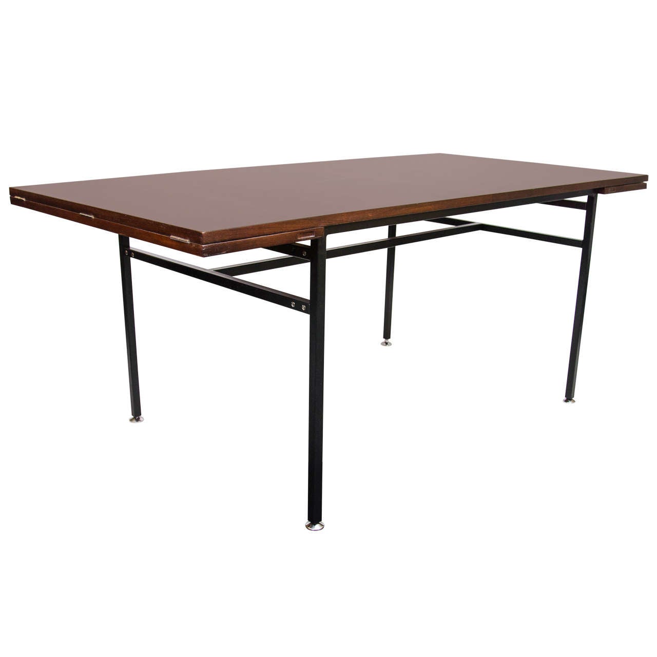 French Dining Table in Rosewood by Alain Richard