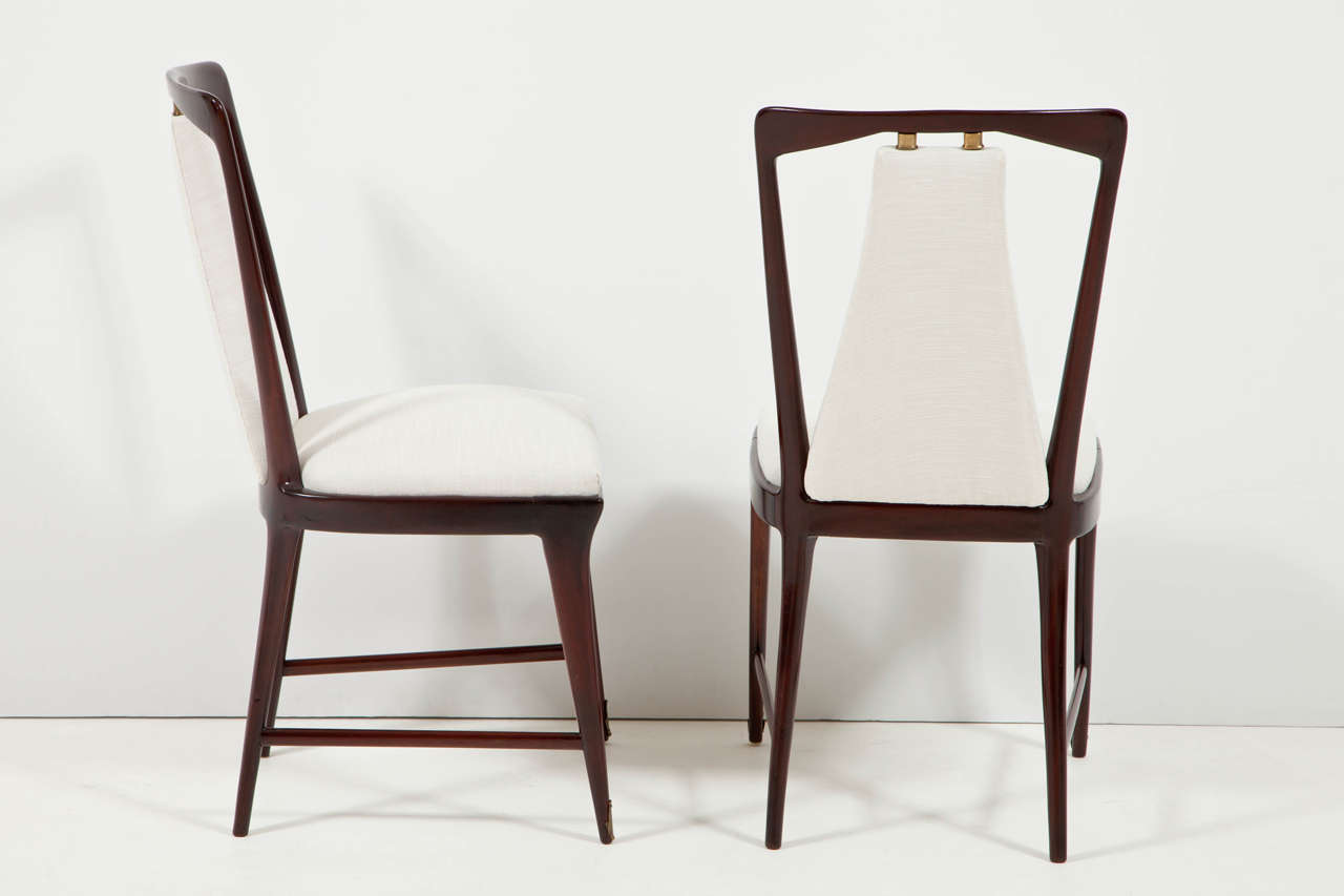 Exceptional  Set of Eight Chairs by Osvaldo Borsani 2