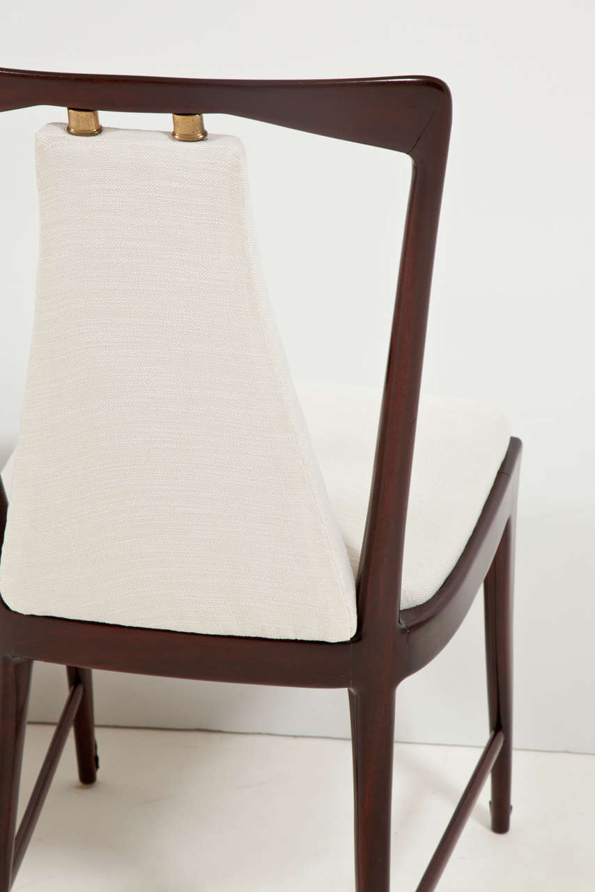 Exceptional  Set of Eight Chairs by Osvaldo Borsani 5
