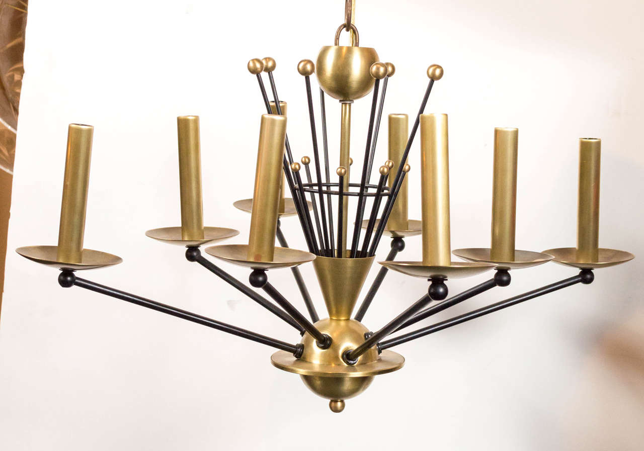Eight-Light Crown Pendant