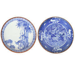 Pair of Japanese Arita Plates