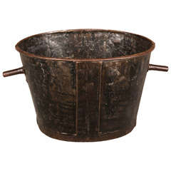19th Century French Iron Grape Container