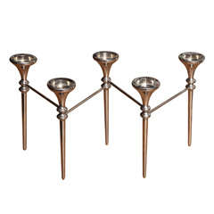 Stainless Candlesticks