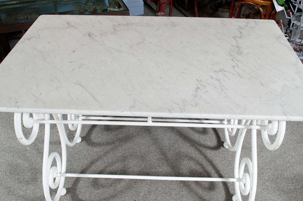 marble pastry table