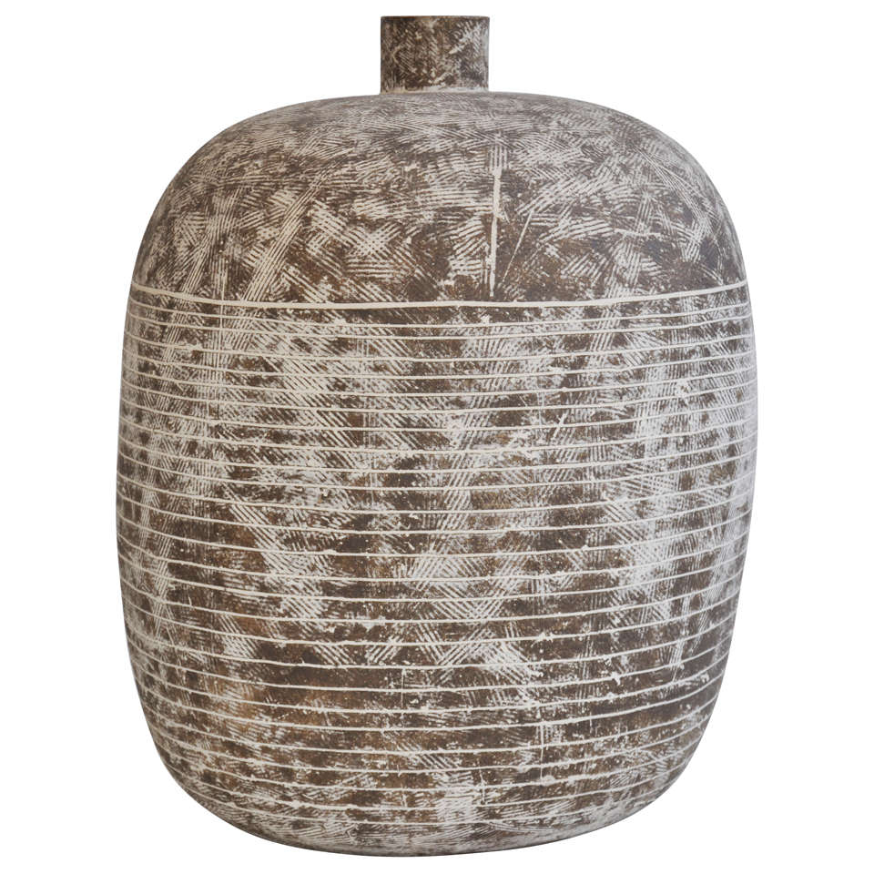 Large Stoneware Vase by Claude Conover