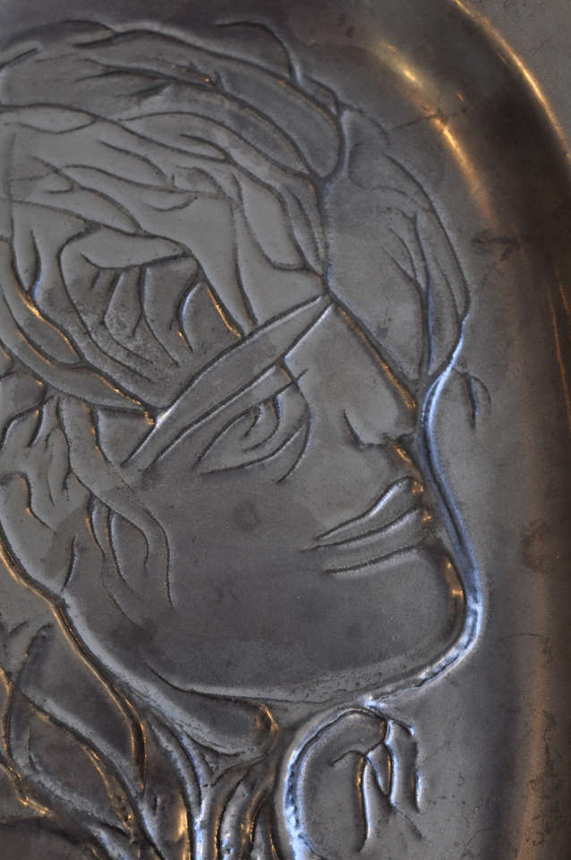 20th Century Ceramic plaque by Jean Marais For Sale