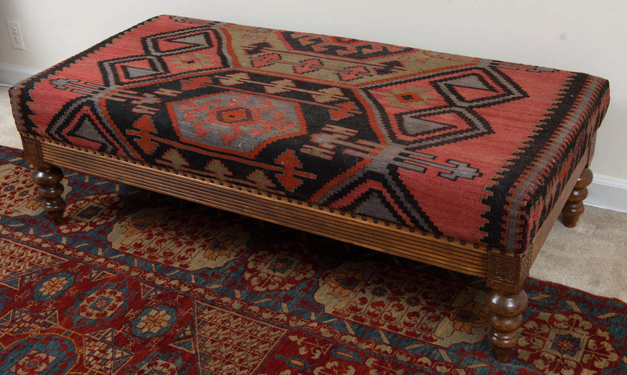 Ottoman Kilim Bench