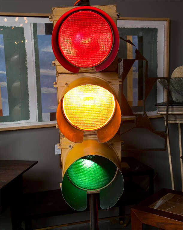 Vintage Traffic Light For Sale at 1stDibs
