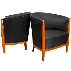 Used French Art Deco Tub chairs