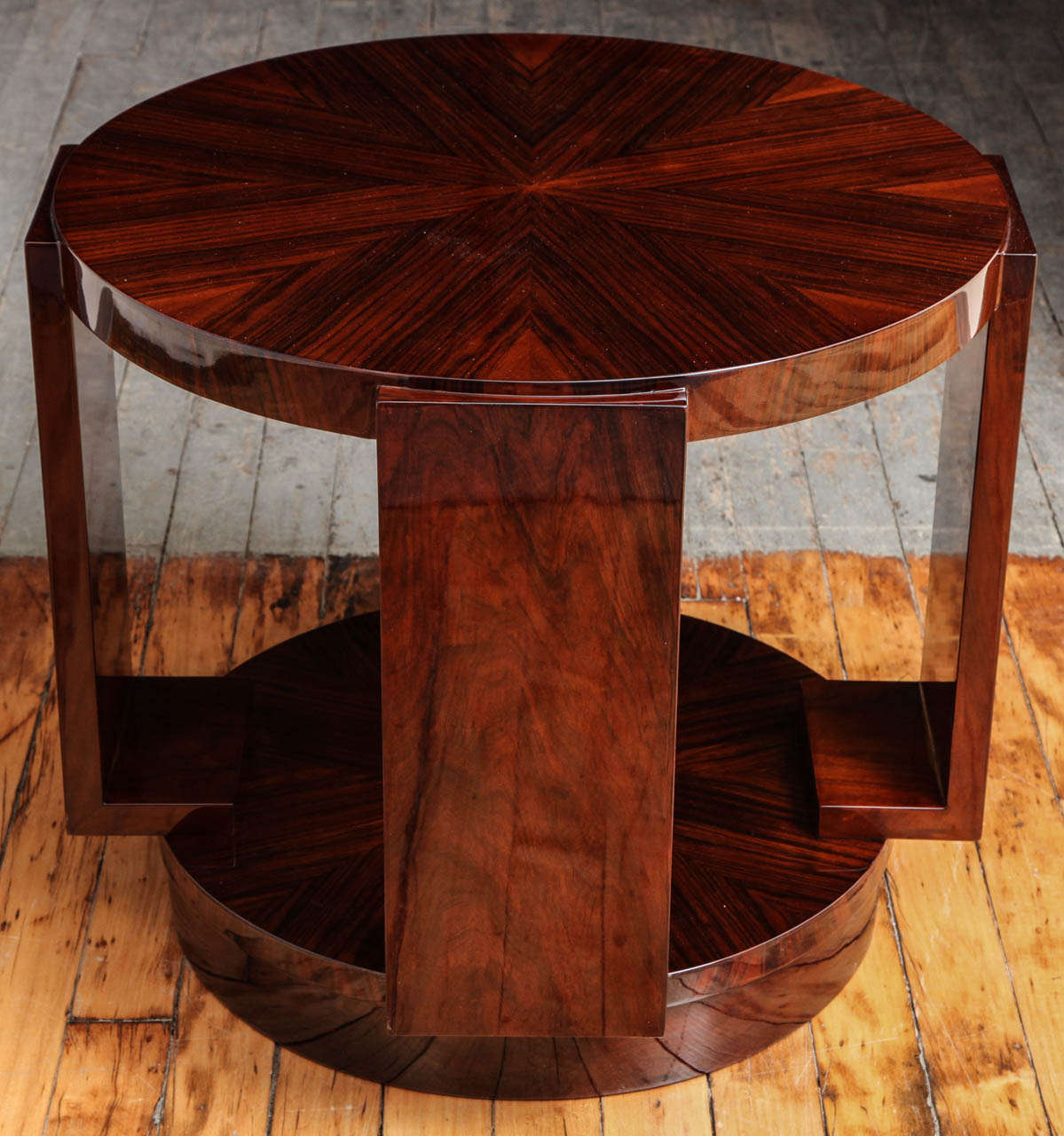 Art Deco Round Side Table For Sale at 1stDibs