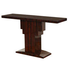 "Skyscraper" Art Deco Console Table