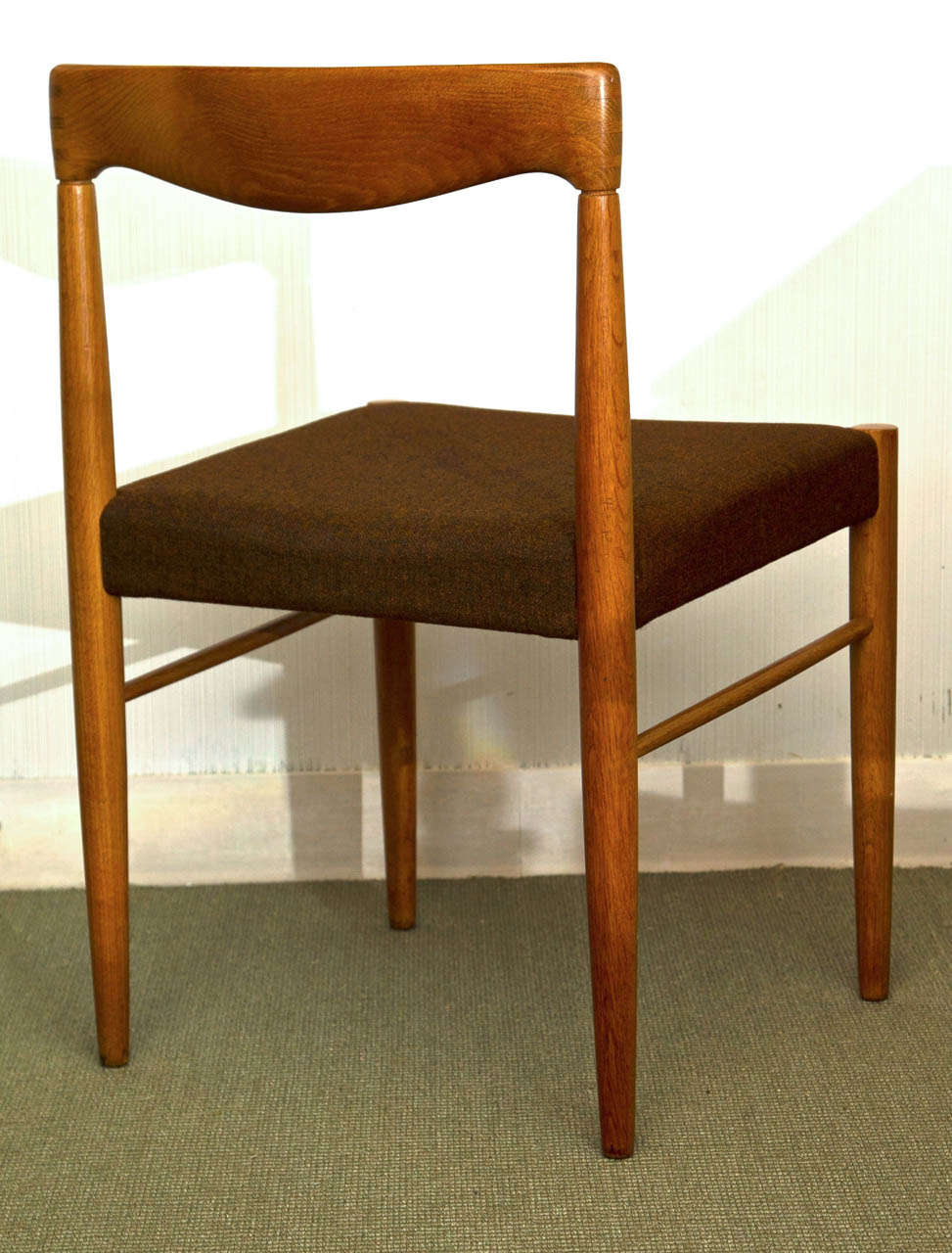 Six HW Klien Dining Oak Chairs 2