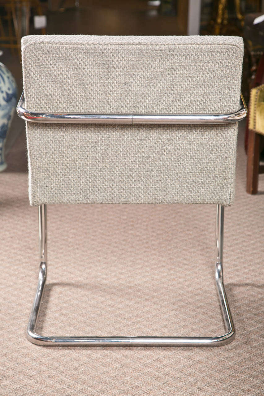 Upholstery Set of 8 Brno Chairs For Sale