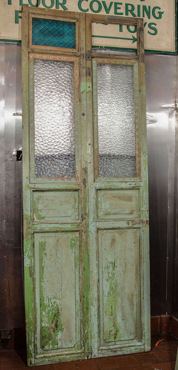 Egyptian Antique Green Doors