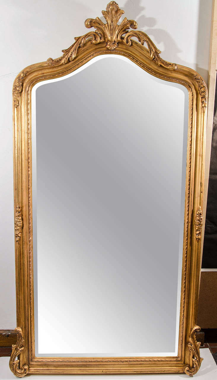 Peruvian Mirror with touches of gold leaf.