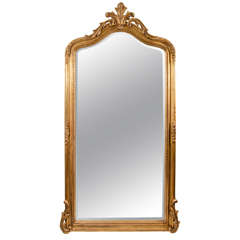 Peruvian Gilded French Style Mirror