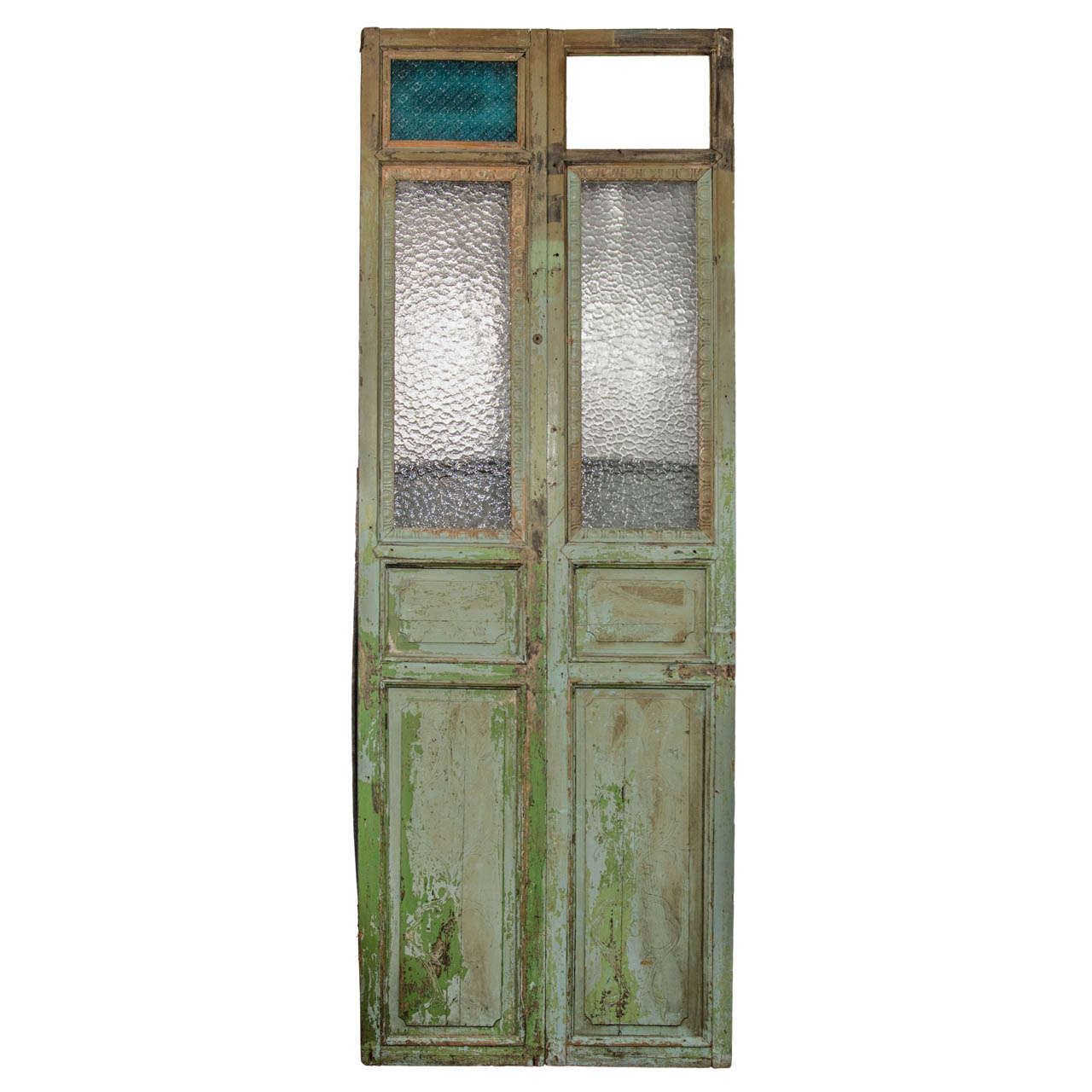 Egyptian Antique Green Doors at 1stdibs