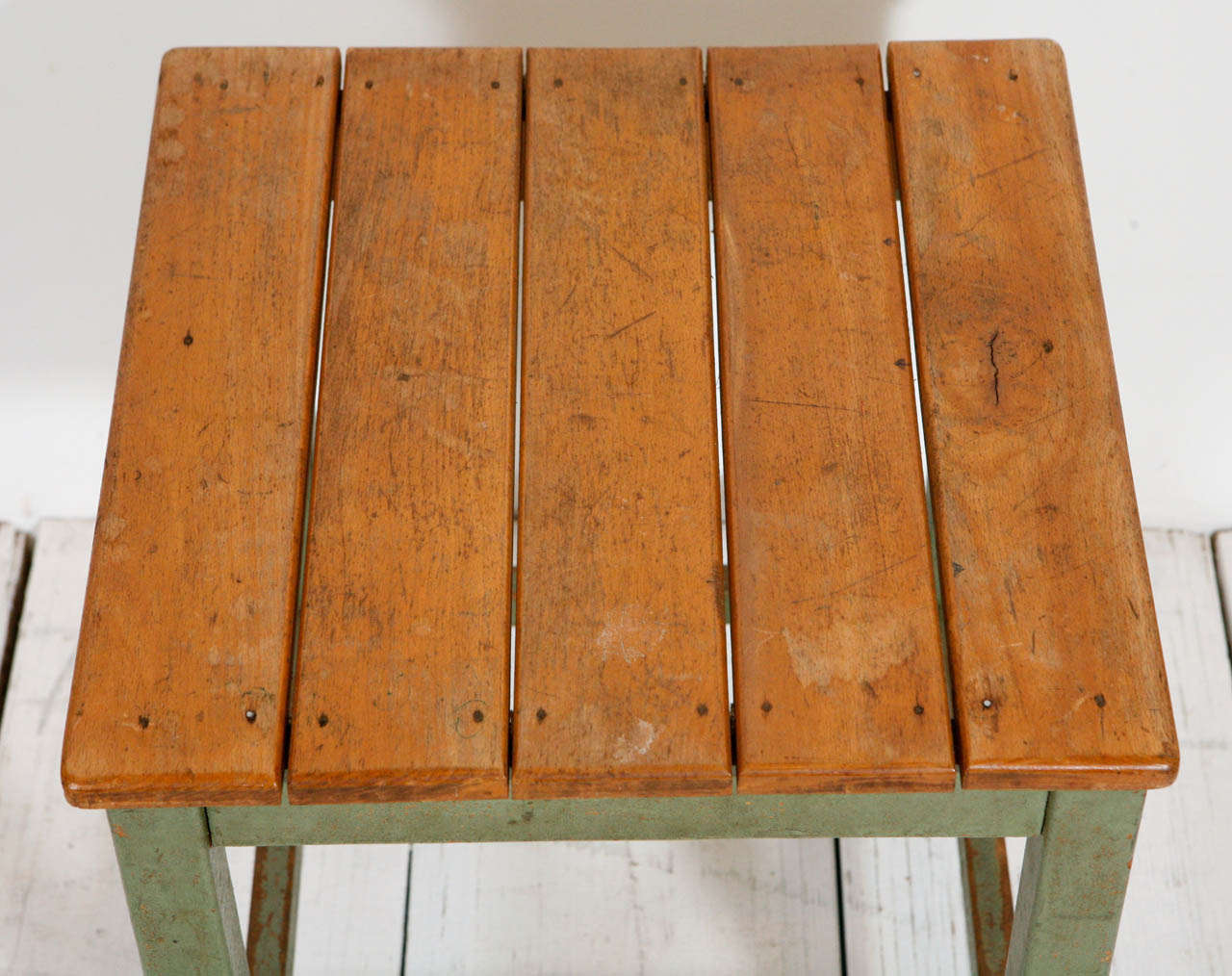 American Farm Table Stools / Side Tables (Four Available)