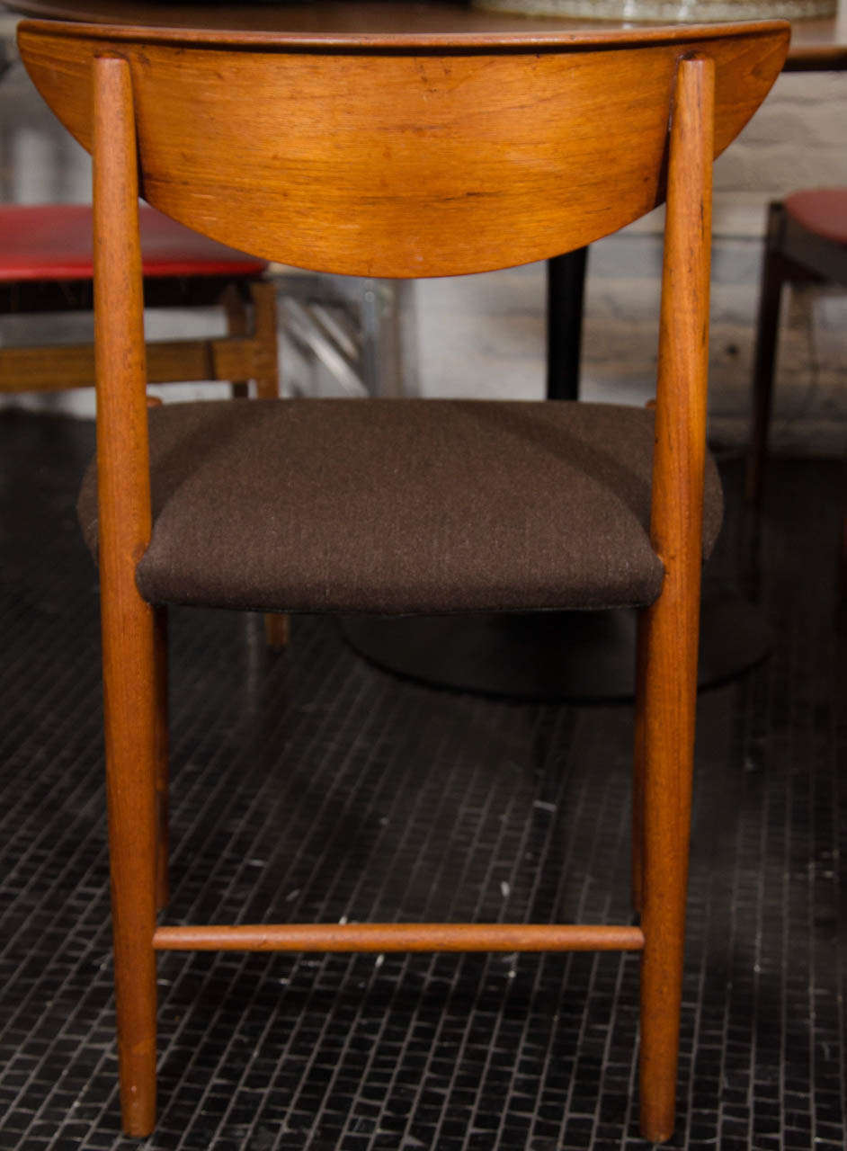 Set of 6 Hvidt Molgaard Teak Dining Chairs 3