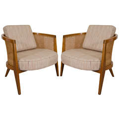 A  Mid Century Pair of Harvey Probber "Hoop" Lounge Chairs