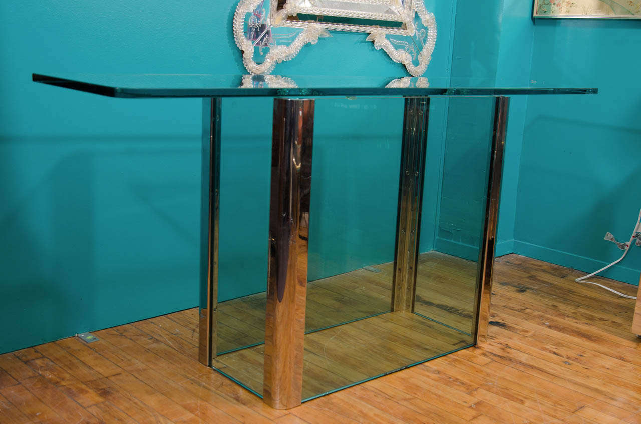A Mid Century Console Table by Leon Rosen for Pace Collection 1