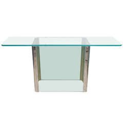 A Mid Century Console Table by Leon Rosen for Pace Collection