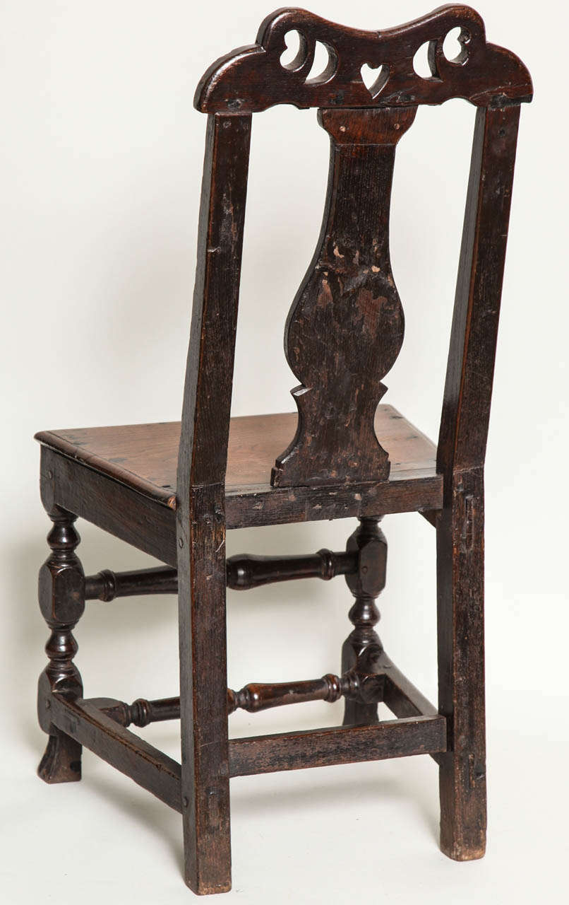 Welsh Queen Anne Folk Art Side Chair 1
