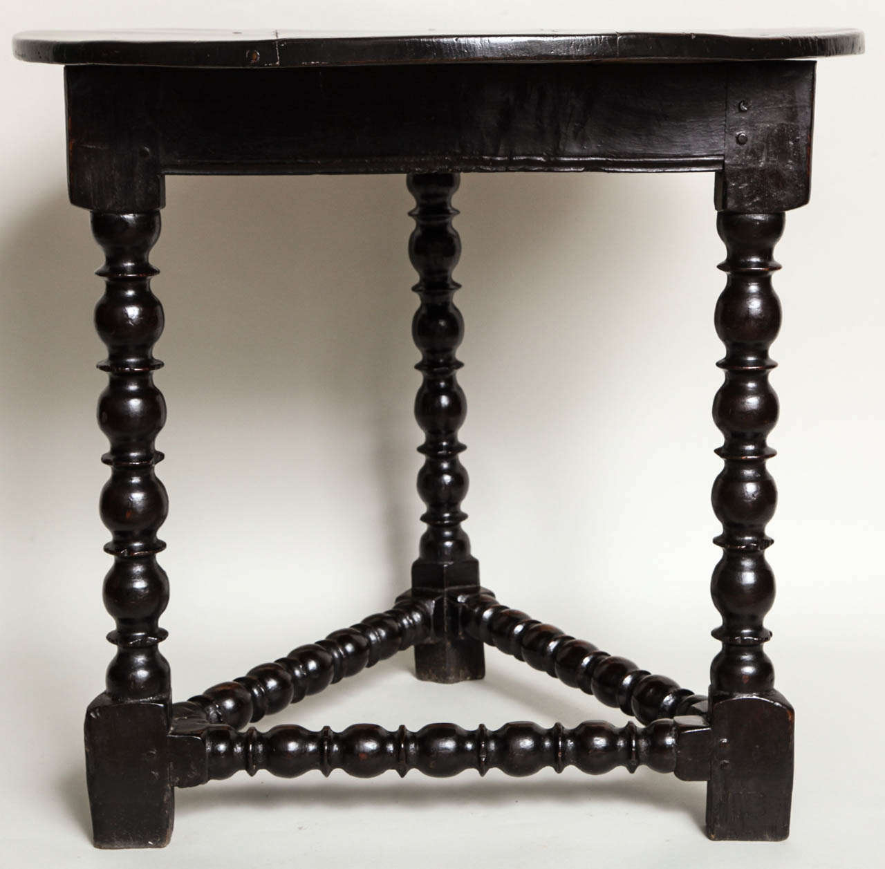 Rare Charles II Oak Cricket Table 2