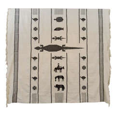 Mixed Media Hakani/Sacred Animals Couverture of 8 Inch Stripcloth