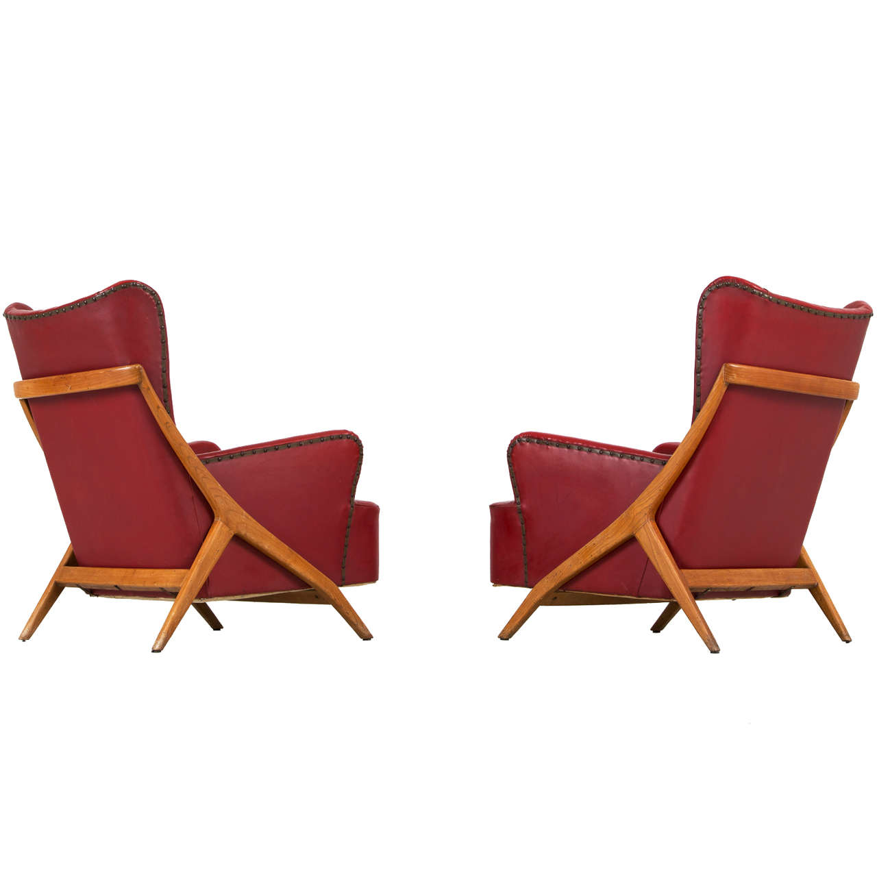 Set of Two Lounge Chairs by Mario Gottardi, Italy