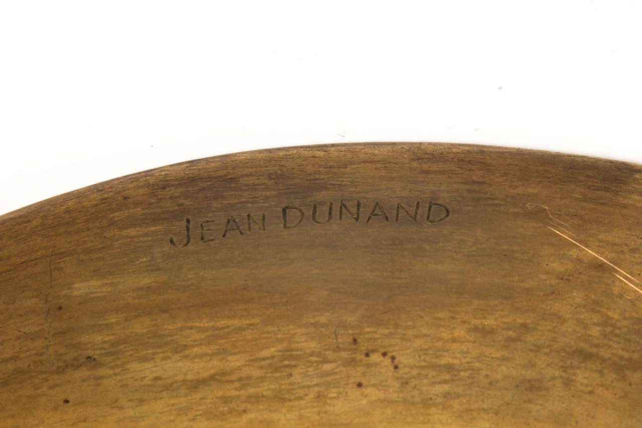 1920s Art Deco Copperware Bowl Signed Jean Dunand 4