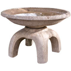 Vintage Zen Birdbath