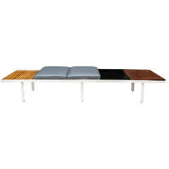George Nelson Steele Frame Bench