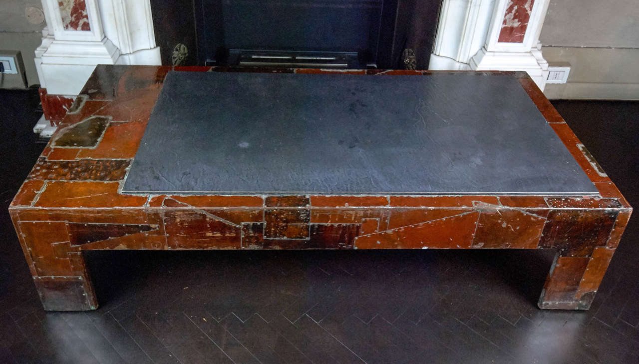 Mid-Century Modern Paul Evans Style Patchwork Coffee Table